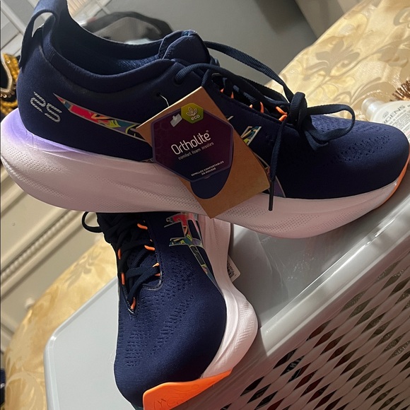 NEW ASICS Gel-Nimbus 25 Lite-Show Navy Blue Men’s Sz 10 (NWT/NWOB) 1011B619-300 - Picture 2 of 15